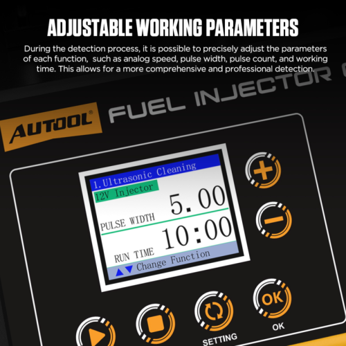 AUTOOL CT500 - Βιομηχανικό πλυντήριο και δοκιμαστικό μπεκ GDI/EFI/FSI