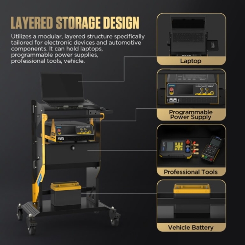 AUTOOL T23 Καρότσι Μεταφοράς με Τροχούς και Λαβή