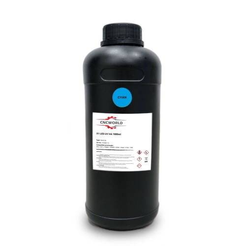 Tusz UV 1000ml X1 - Cyan/Cyjan