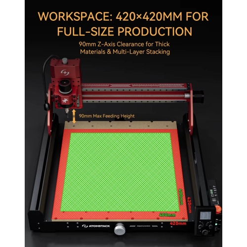 Atomstack C4 Pro CNC φρέζα + αξεσουάρ