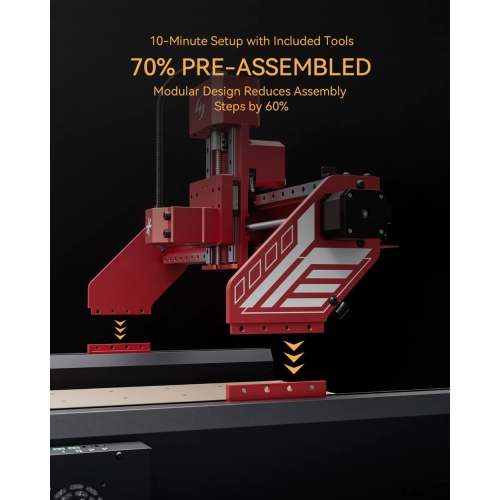 Atomstack C4 Pro CNC φρέζα + αξεσουάρ