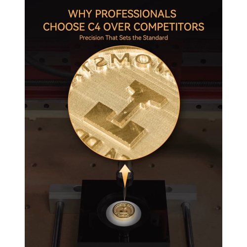 Atomstack C4 Pro CNC φρέζα + αξεσουάρ