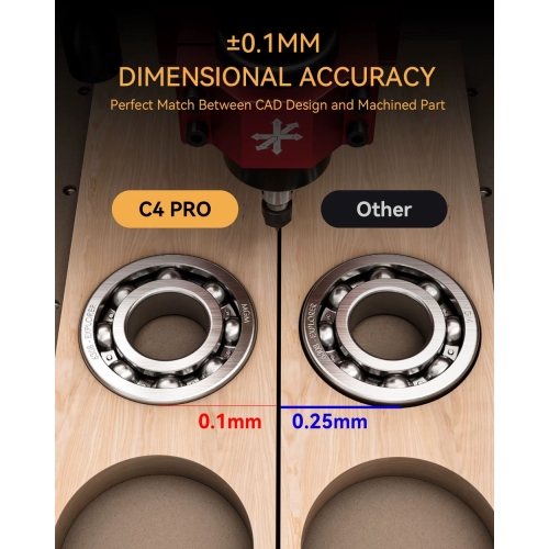 Atomstack C4 Pro CNC φρέζα + αξεσουάρ