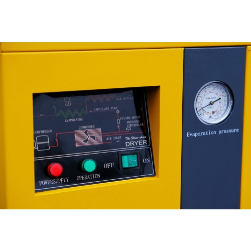 Κοχλιωτός συμπιεστής 3 σε 1 11 kW | 1500 l/min | Δεξαμενή 500 l και αφυγραντήρας