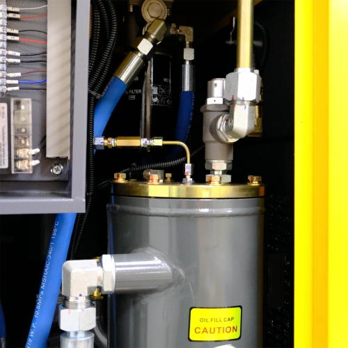 Κοχλιωτός συμπιεστής 3 σε 1 11 kW | 1500 l/min | Δεξαμενή 500 l και αφυγραντήρας