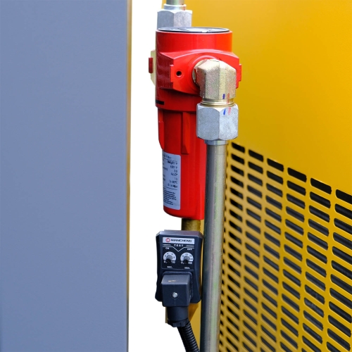 Κοχλιωτός συμπιεστής 3 σε 1 11 kW | 1500 l/min | Δεξαμενή 500 l και αφυγραντήρας