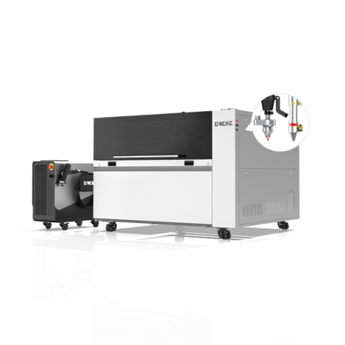 GWEIKE M3 PRO — πηγή FIBER και τραπέζι με λέιζερ CO₂