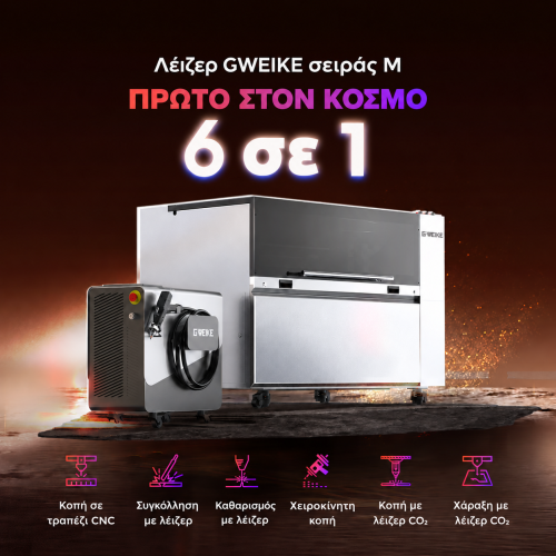 Έξι τρόποι κατεργασίας στα σετ GWEIKE M3