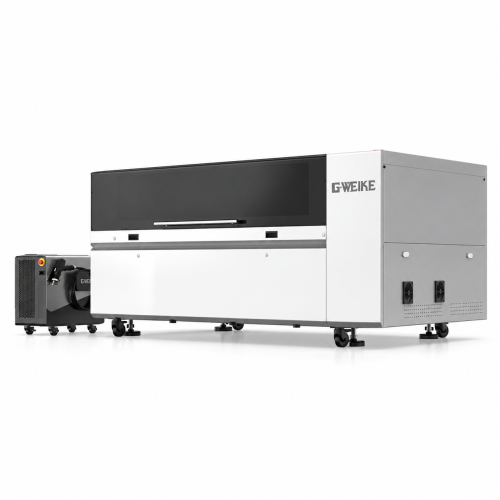 GWEIKE M3 ULTRA — ολόκληρο το μηχάνημα και η πηγή FIBER σε λευκό φόντο